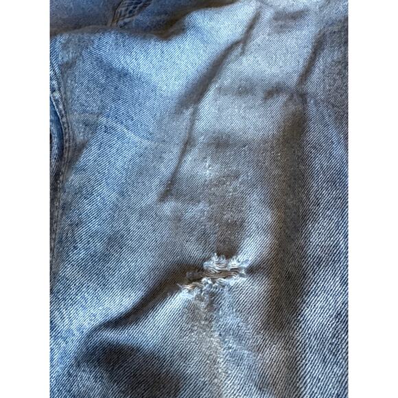 Vintage Lee Black Tag USA Made Faded Medium Wash 38x32 (tagged) Blue Jeans - Picture 4 of 9